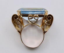 Load image into Gallery viewer, Large Retro Vintage Synthetic Spinel Statement Ring
