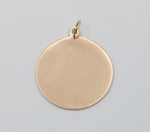 Load image into Gallery viewer, Vintage Tiffany and Co. Circle Medallion 14K Yellow Gold Pendant
