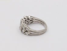 Load image into Gallery viewer, Elegant Vintage Marquise Diamond Platinum Ring Band, Engagement Ring
