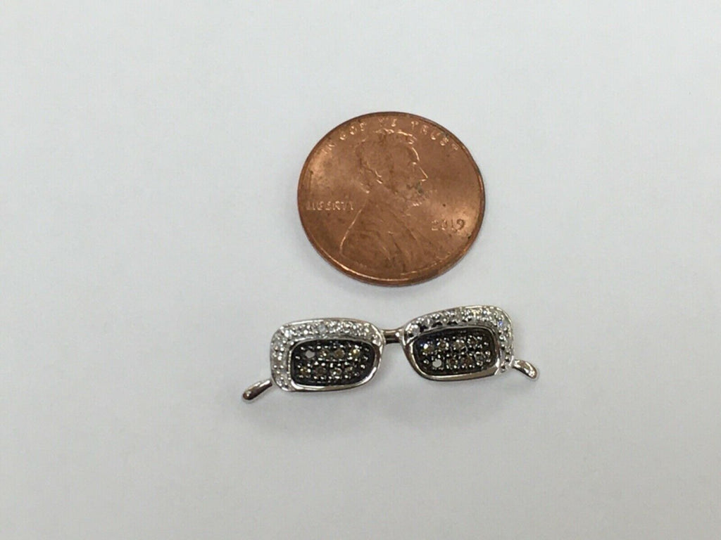 Way Cool Vintage 14 White Gold Diamonds Pendant