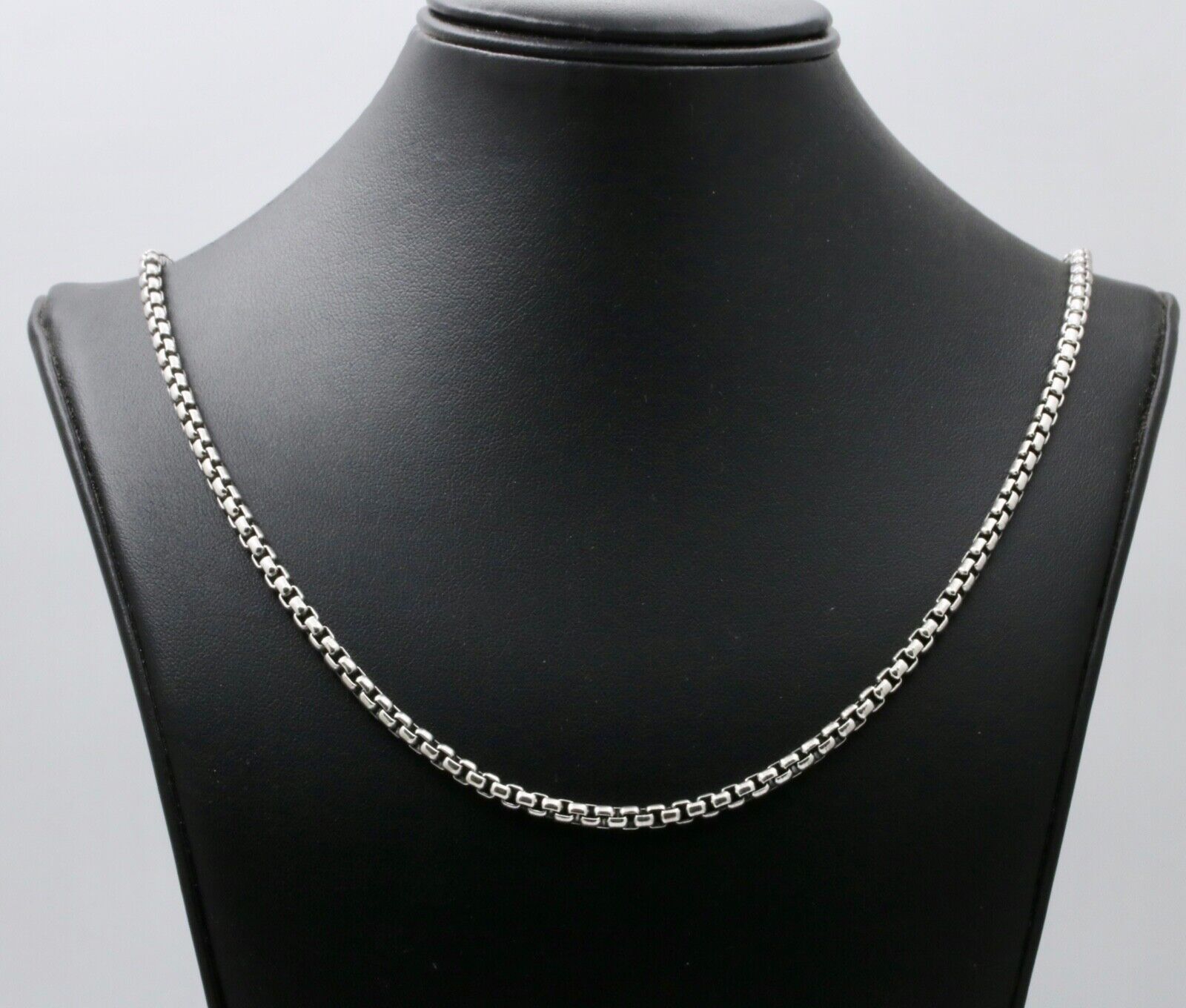 David Yurman 925 585 Box Chain Collection 32 Inch Necklace