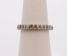 Load image into Gallery viewer, Vintage Ladies Diamonds 14K White Gold Wedding Band Stacking Ring
