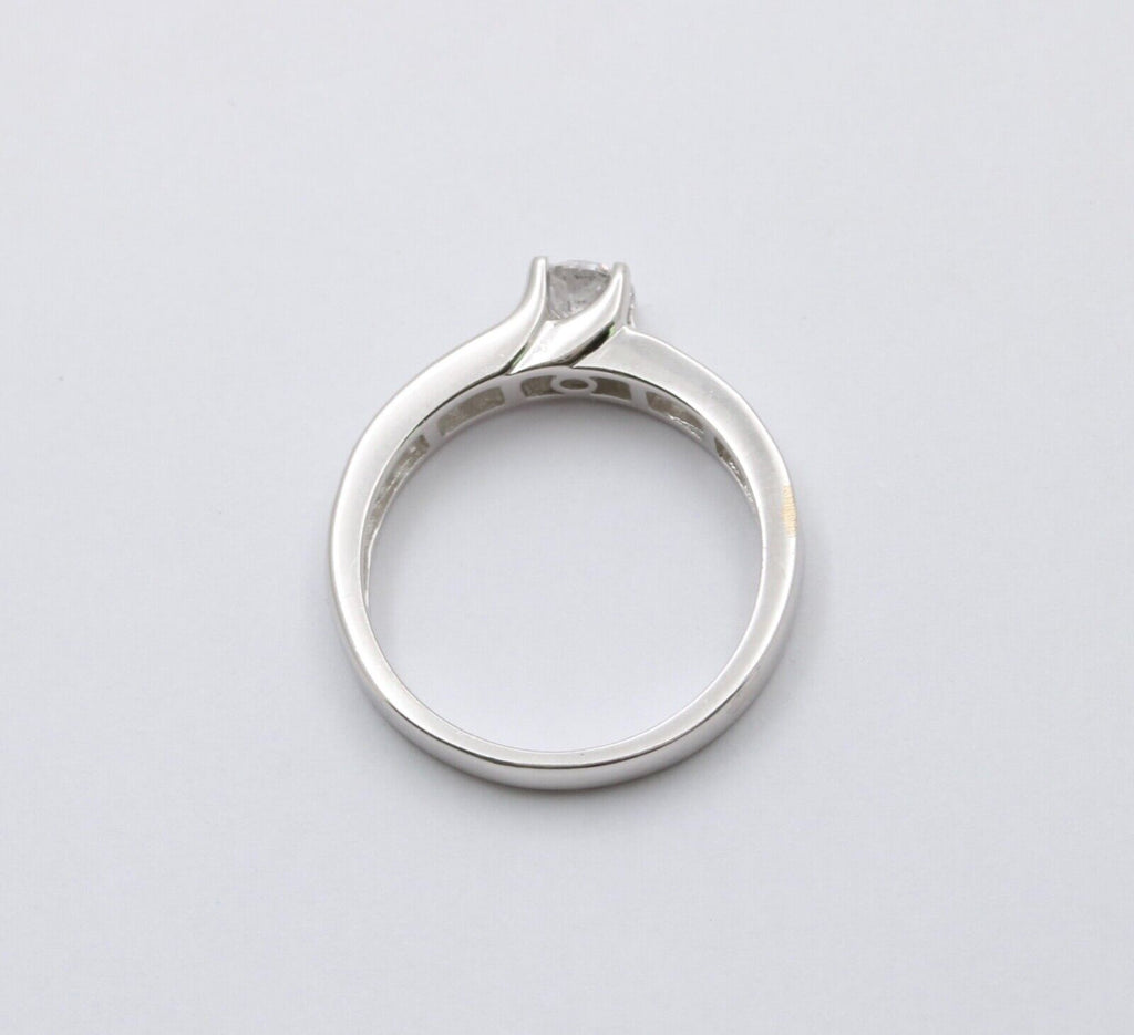 Vintage Diamonds 14K White Gold Wedding Ring