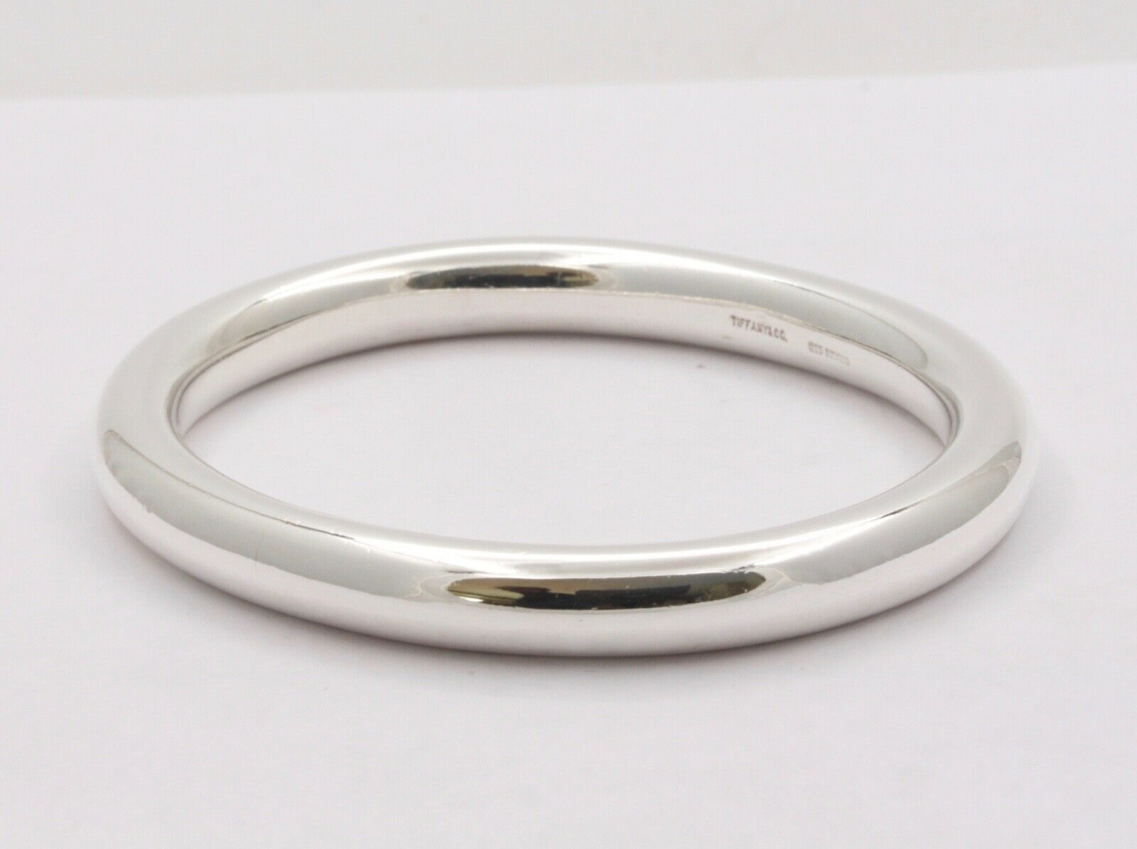 Tiffany and Co Vintage 925 Sterling Silver Bangle Bracelet
