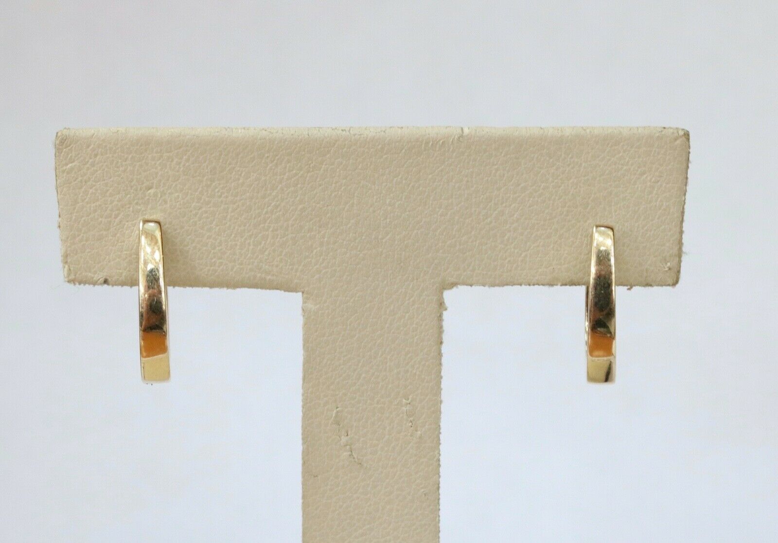Vintage Diamonds 14K Yellow Gold Huggie Milgrain Earrings