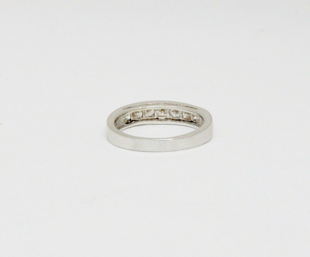 Vintage Platinum Diamond Wedding Band Ring