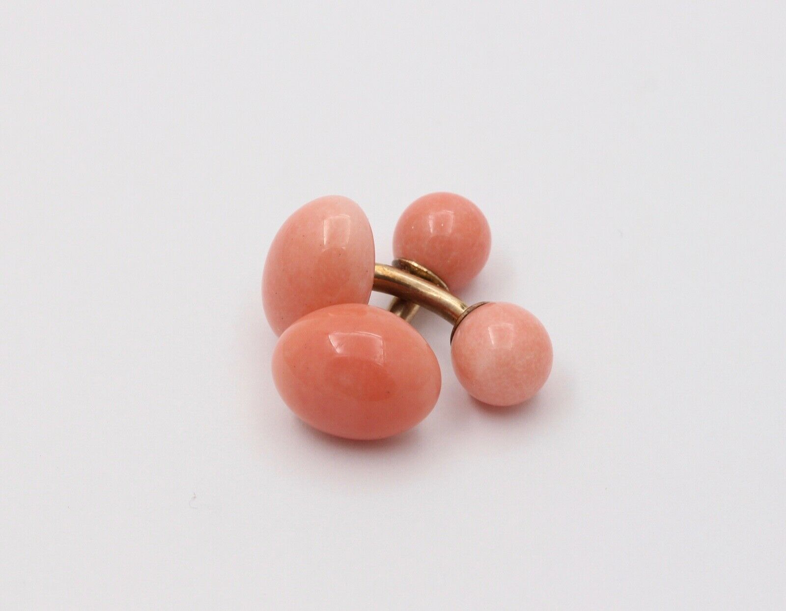 Antique Leach & Garner Jasper Gold Filled Cufflinks