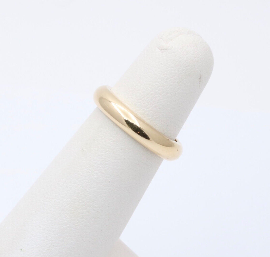 Tiffany Forever Wedding Band Ring in Yellow Gold, 4 mm Wide
