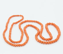 Load image into Gallery viewer, Victorian Single Strand Coral Necklace
