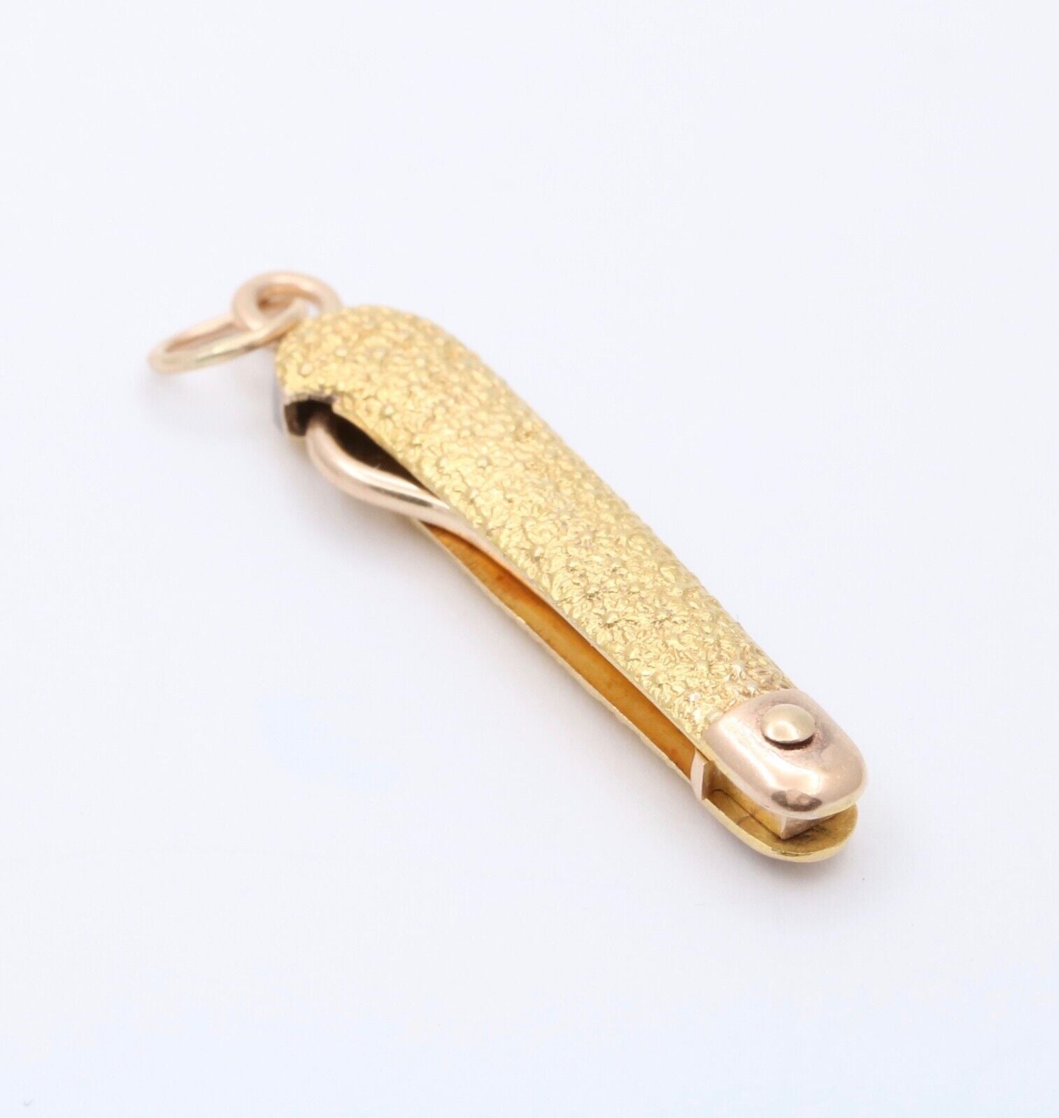 Victorian 14K Yellow Gold Watch Button Hook Tool FOB Pendant