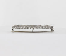 Load image into Gallery viewer, Art Deco Diamond 14K White Gold Brooch
