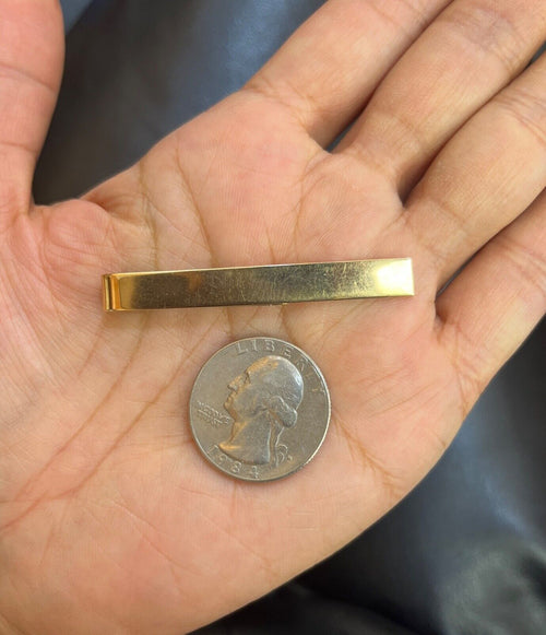 Vintage Tiffany & Co 14K Yellow Gold Tie Clip