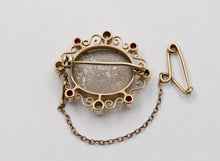 Load image into Gallery viewer, Adorable Edwardian Floral Design Opal 14K Gold Brooch pin
