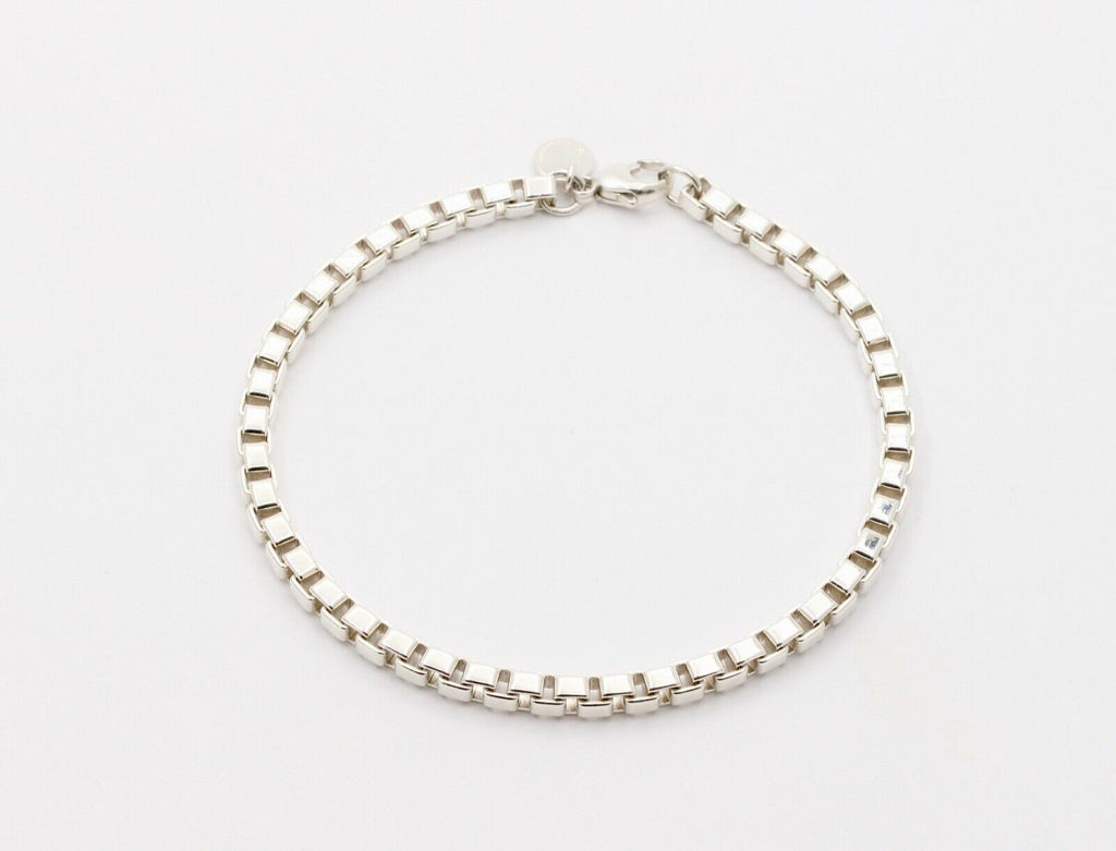 Tiffany And Co Venetian Link Bracelet in 925 Sterling Silver