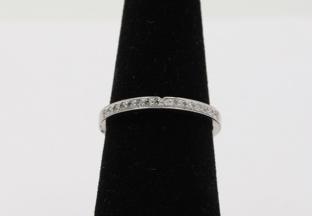 Vintage Diamonds Platinum Stacking Wedding Band