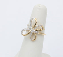 Load image into Gallery viewer, Vintage 14K Gold Diamond Butterfly Ring, Ring
