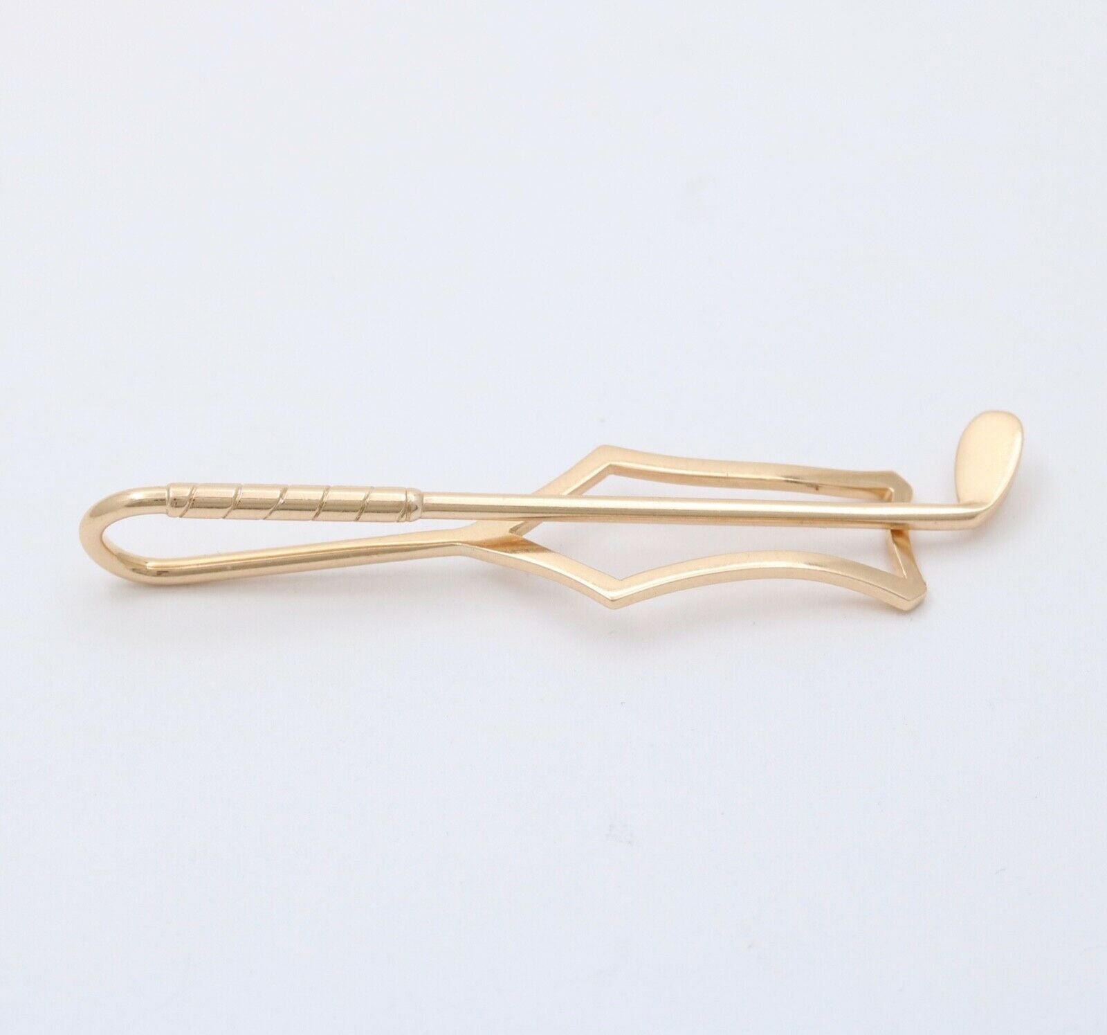 Vintage Tiffany & Co 14K Yellow Gold Golf Club Money Clip