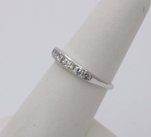 Load image into Gallery viewer, Vintage 18K Gold Diamond Half Eternity Band.
