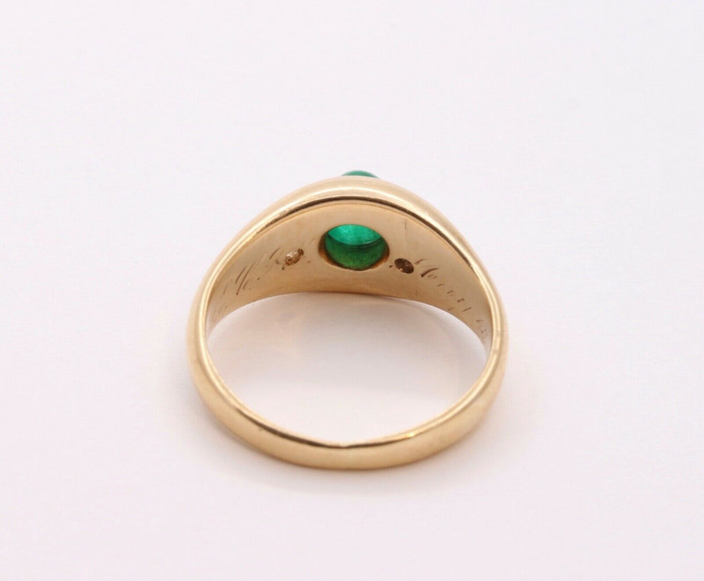 Vintage Ladies 14k Yellow Gold Diamonds Anniversary Wedding Band