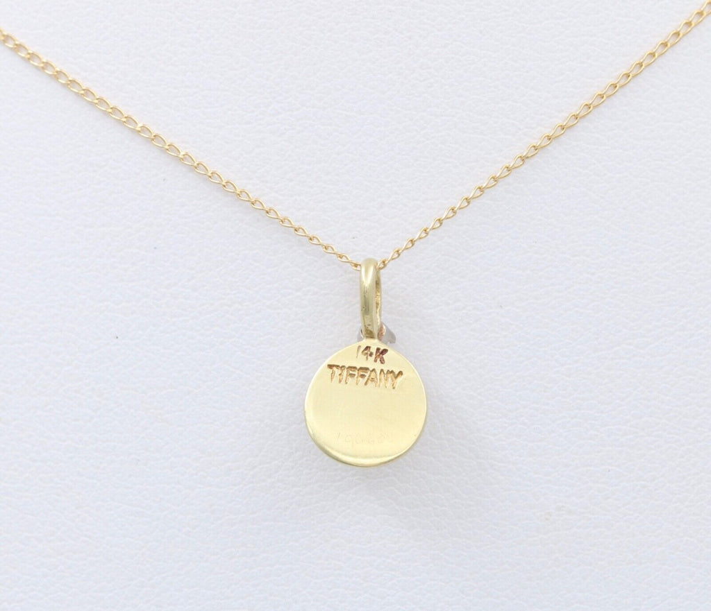 Vintage Tiffany and Co. Sagittarius 14K Yellow Gold Diamond Pendant Charm