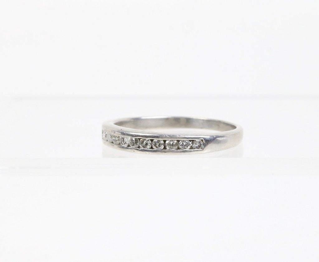 Vintage Platinum Diamond Wedding Band  Ring