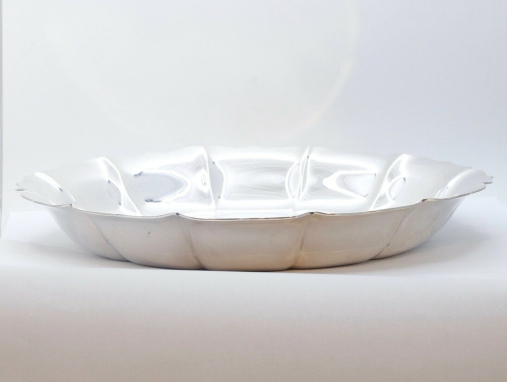 Cartier 925-1000 Serving Dish 925 Sterling Silver 10 Inch #942
