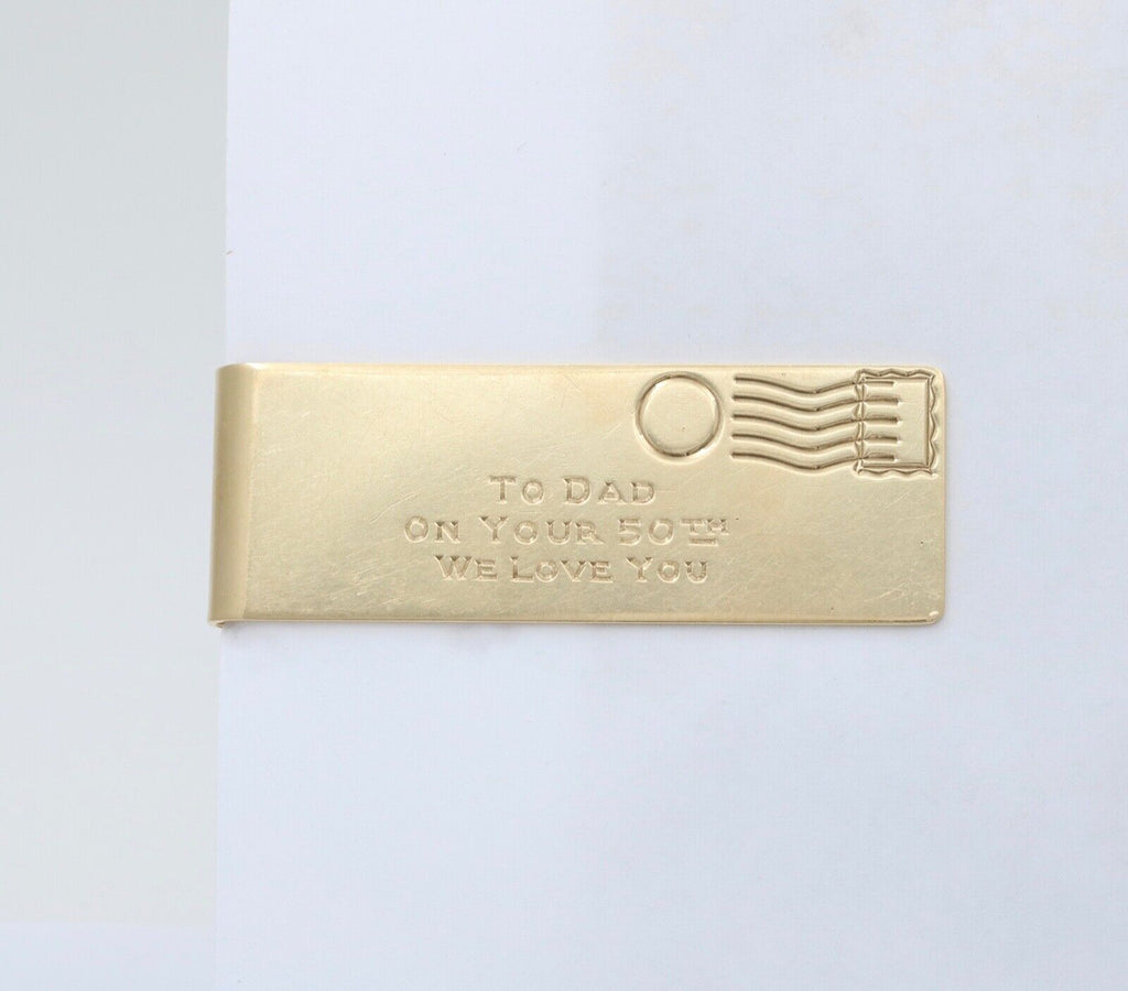 Vintage Tiffany and Co. 14K Yellow Gold Money Clip