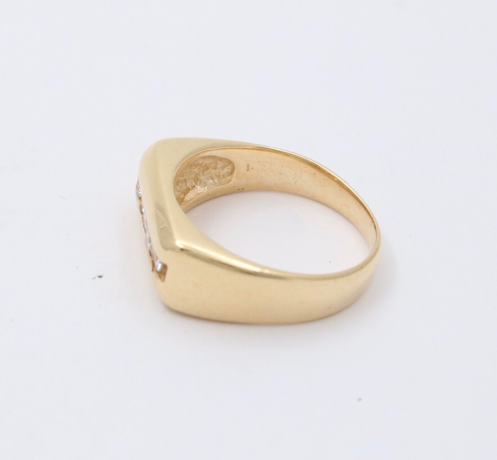 Vintage 14K Yellow Gold Diamond Ring Band