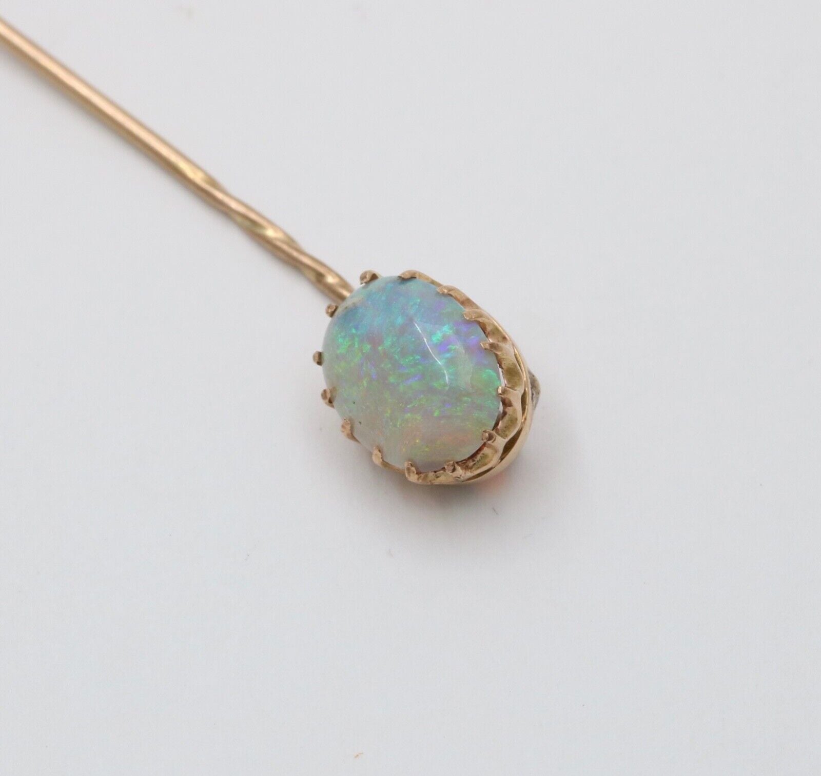 Victorian Opal 14K Yellow Gold Stick Pin