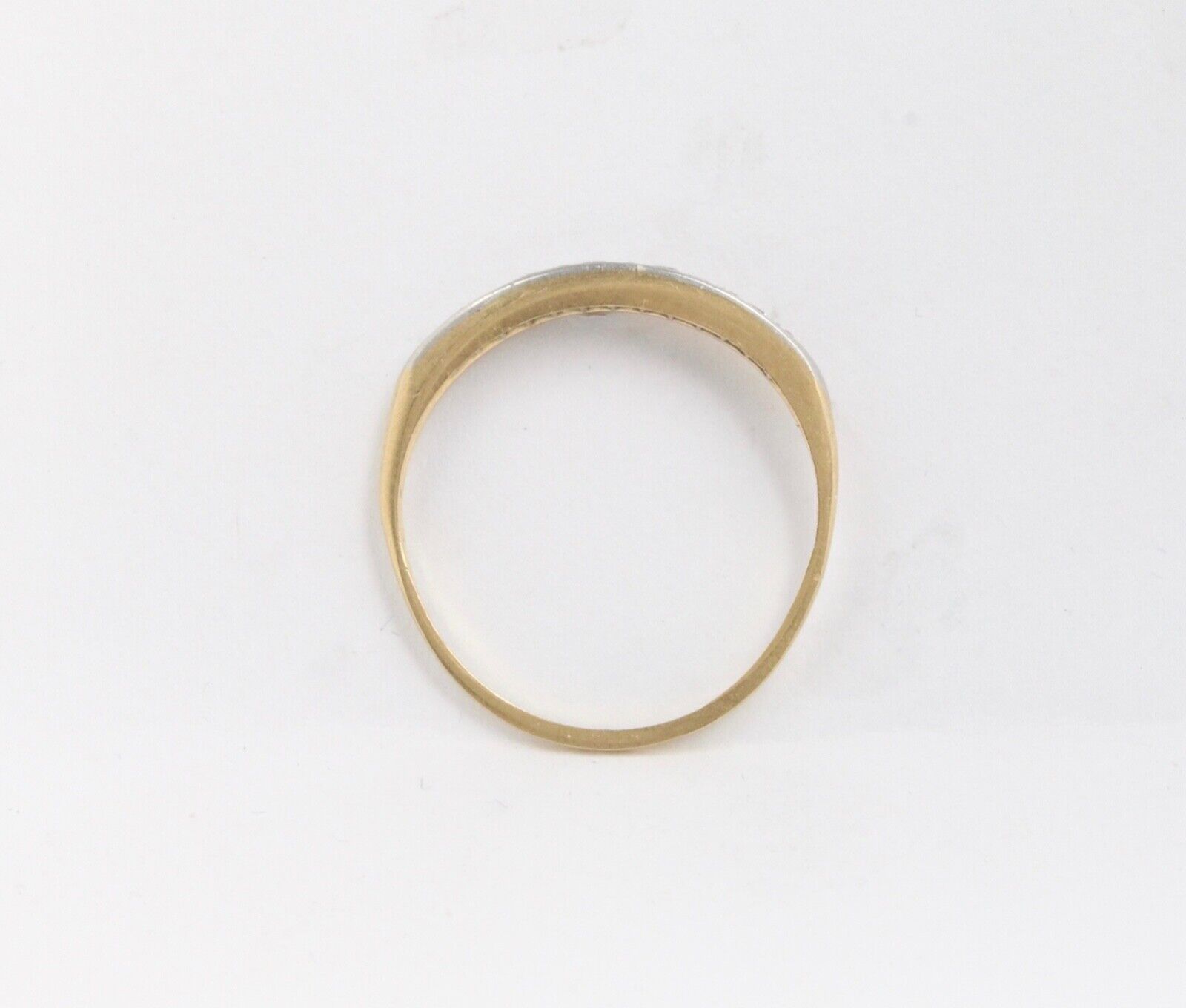 Vintage 14K Yellow Gold Diamond Wedding Band