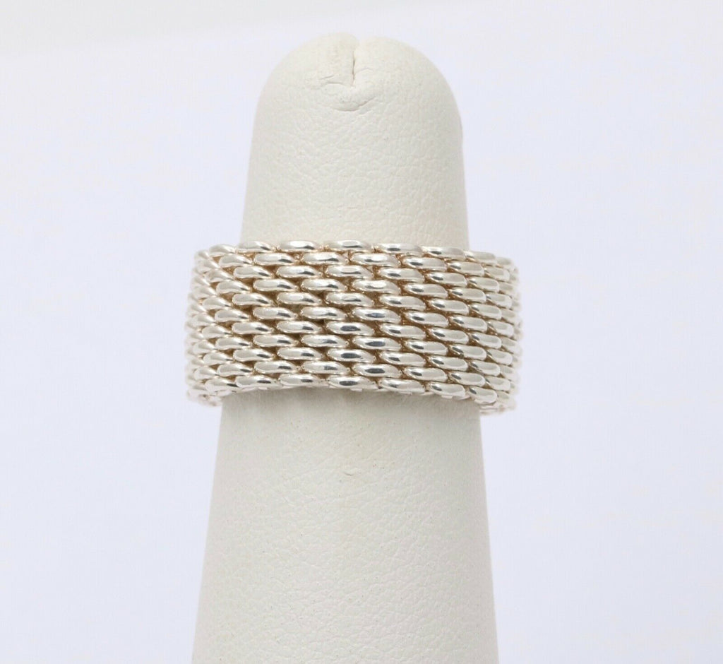 Tiffany and Co. Somerset Mesh Ring