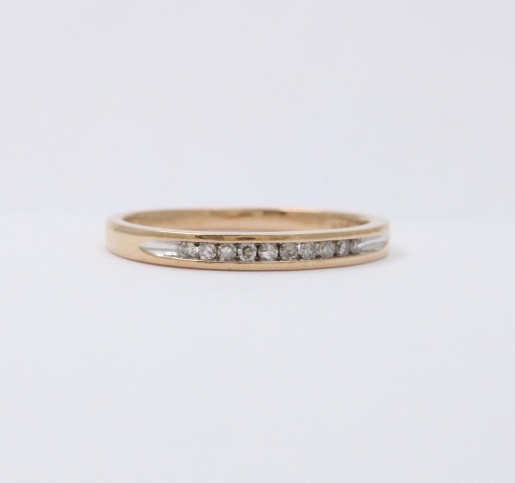 Vintage 10K Yellow Gold Diamond Band