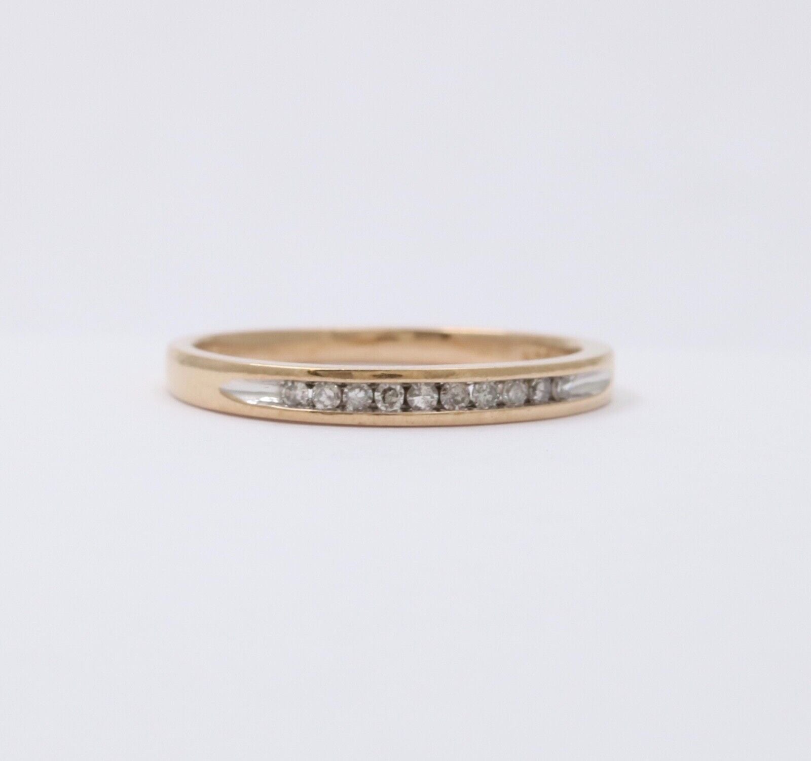 Vintage 10K Yellow Gold Diamond Band