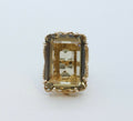 Vintage Ladies Citrine 14K Yellow Gold Ring