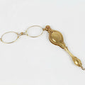 Collectable Vintage 14K Yellow Gold Lorgnette  Eye Glasses Pendant