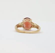 Load image into Gallery viewer, Vintage 14K Gold Andesine And Diamond Engagement Ring .
