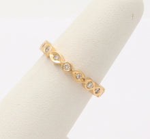 Load image into Gallery viewer, The Classic 18K Yellow Gold Diamond Eternity Ring , Wedding Band.
