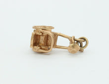 Load image into Gallery viewer, Vintage 14K Yellow Gold Rickshaw Charm
