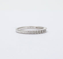 Load image into Gallery viewer, Vintage 14K Gold Half Eternity Diamond Ring Band
