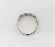 Load image into Gallery viewer, Vintage Platinum Diamond Wedding Band
