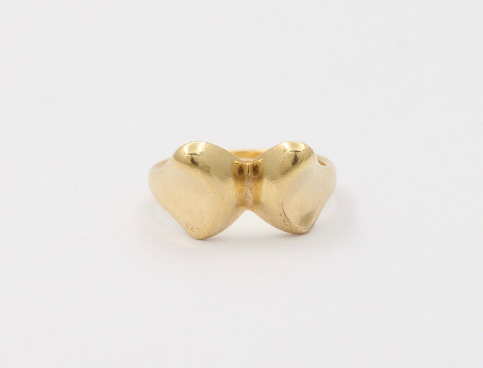 Tiffany and Co Elsa Peretti 18K Yellow Gold Full Hearts Ring