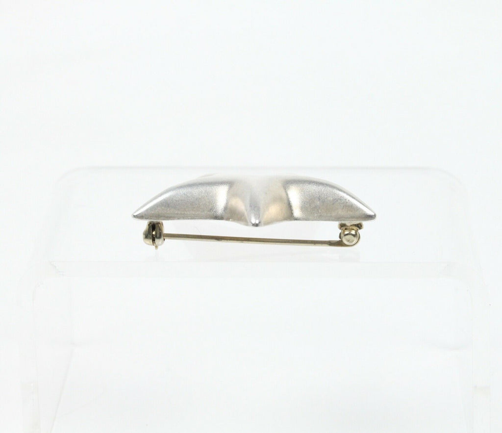 Tiffany and Co. Vintage Puffy Star Brooch Pin 925 Sterling Silver