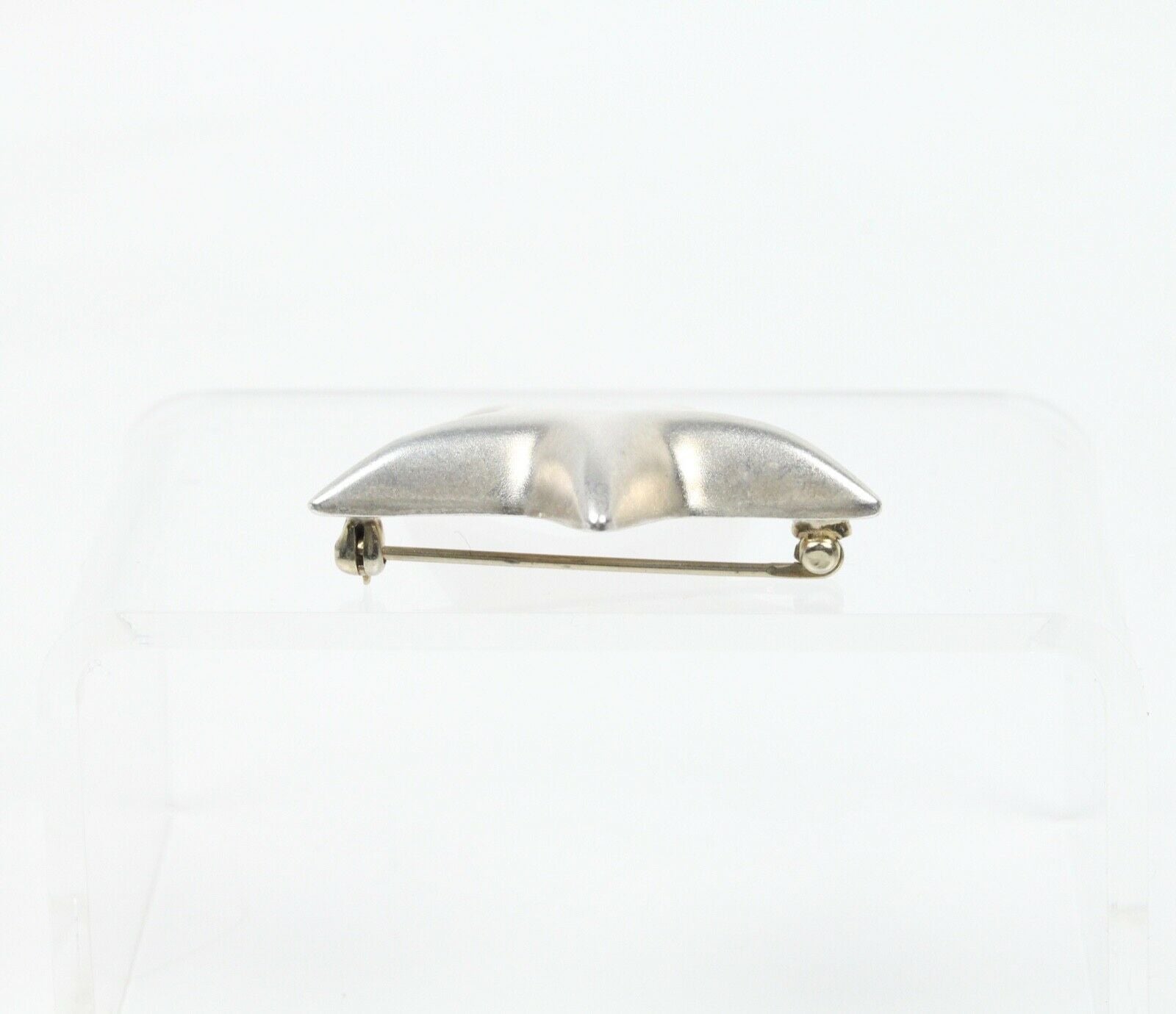 Tiffany and Co. Vintage Puffy Star Brooch Pin 925 Sterling Silver