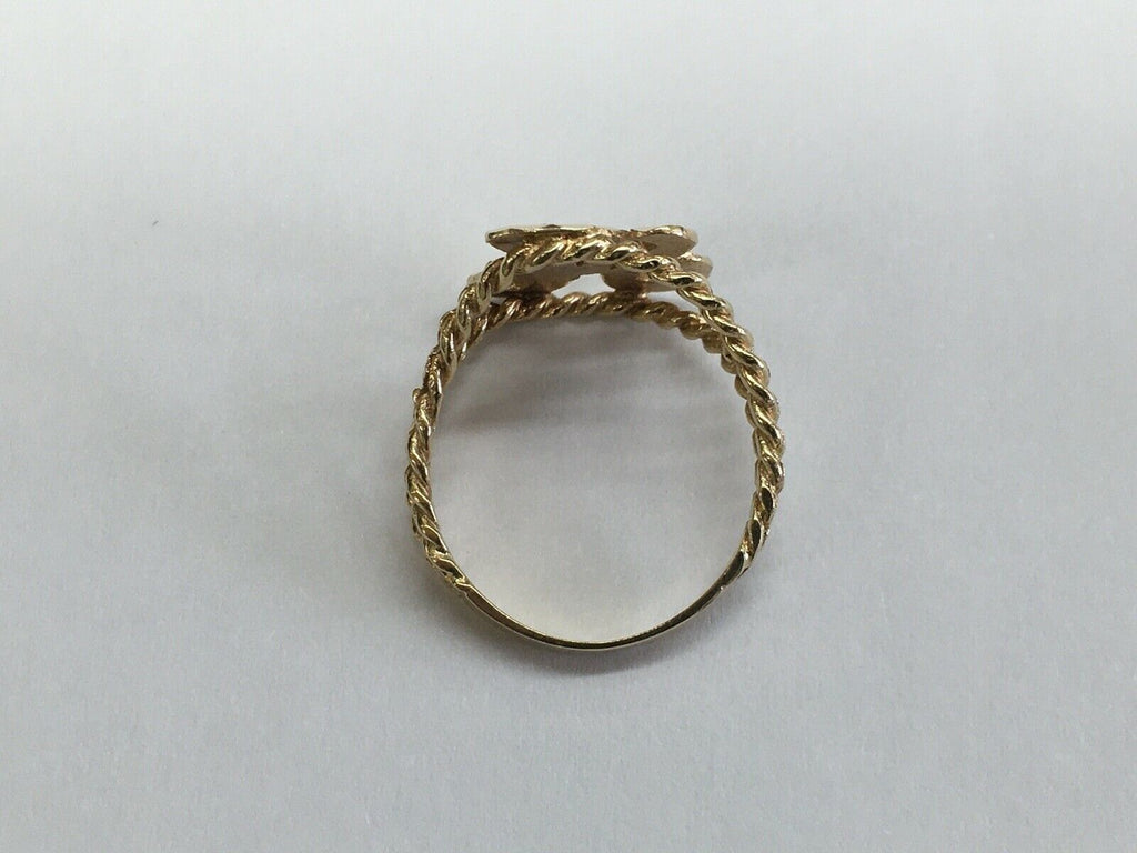 Vintage Ladies 14K Yellow Gold "A" Initial Ring