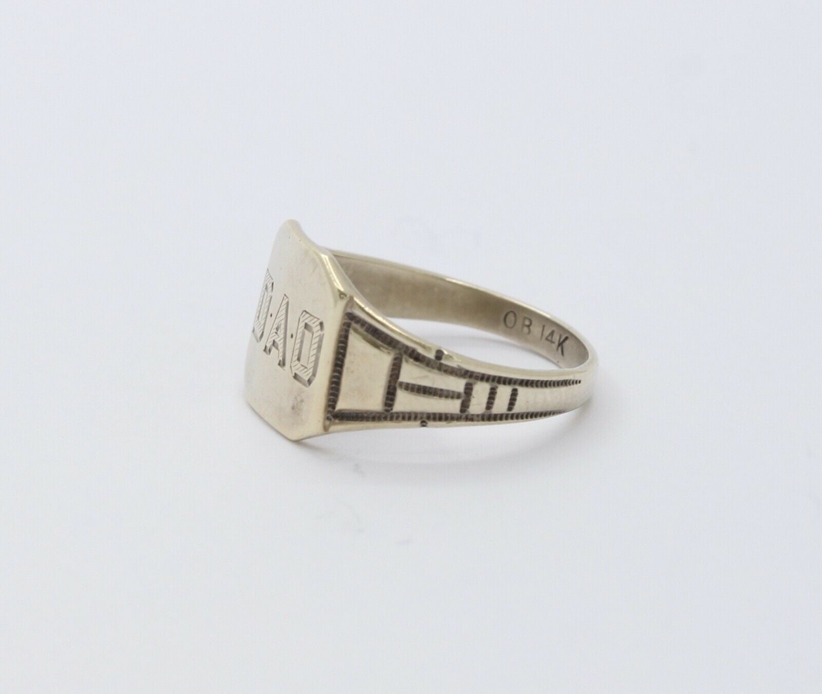 Vintage Otsby & Barton "DAO" Signet Ring