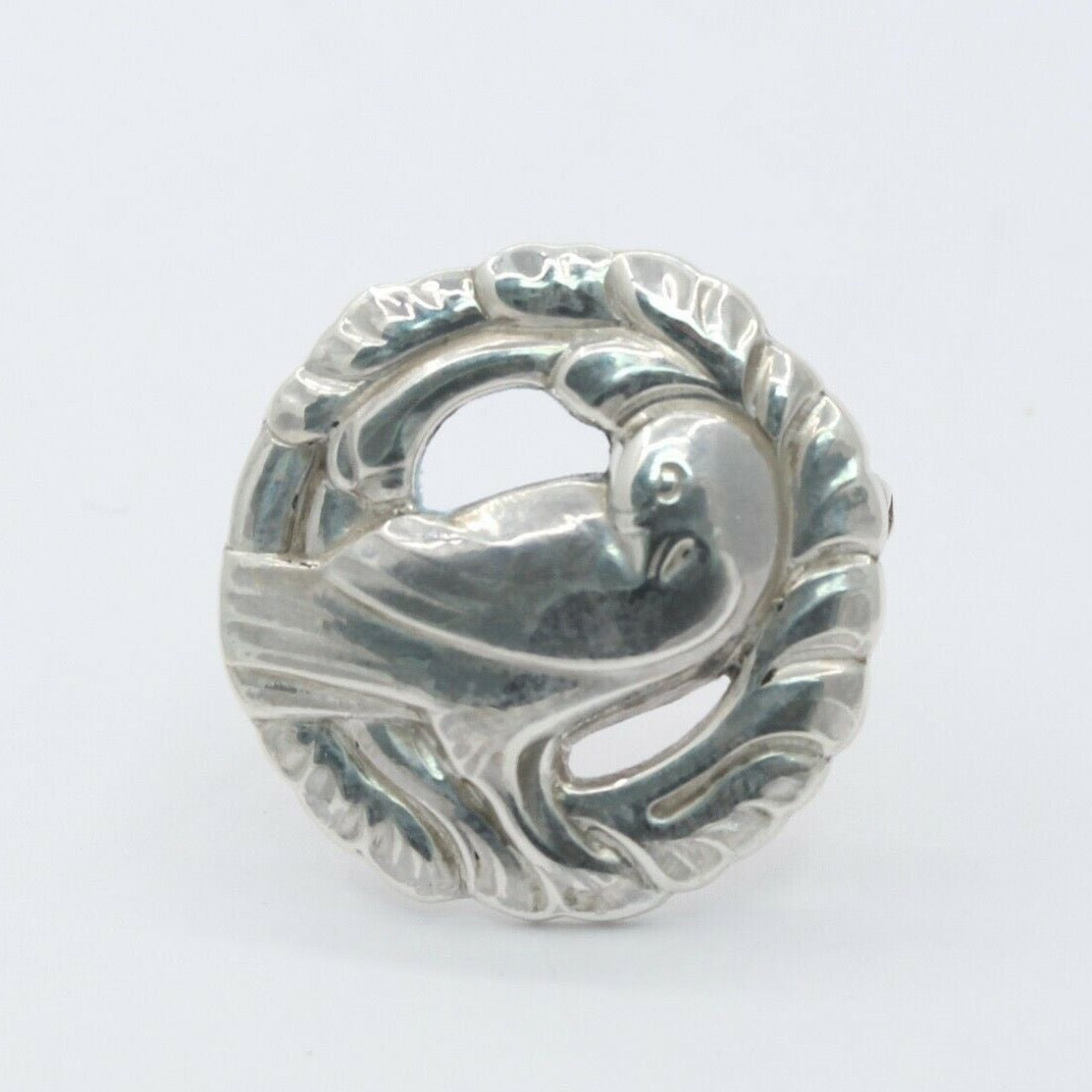 Vintage Georg Jensen Sterling Silver 191 Dove Pin Brooch $250