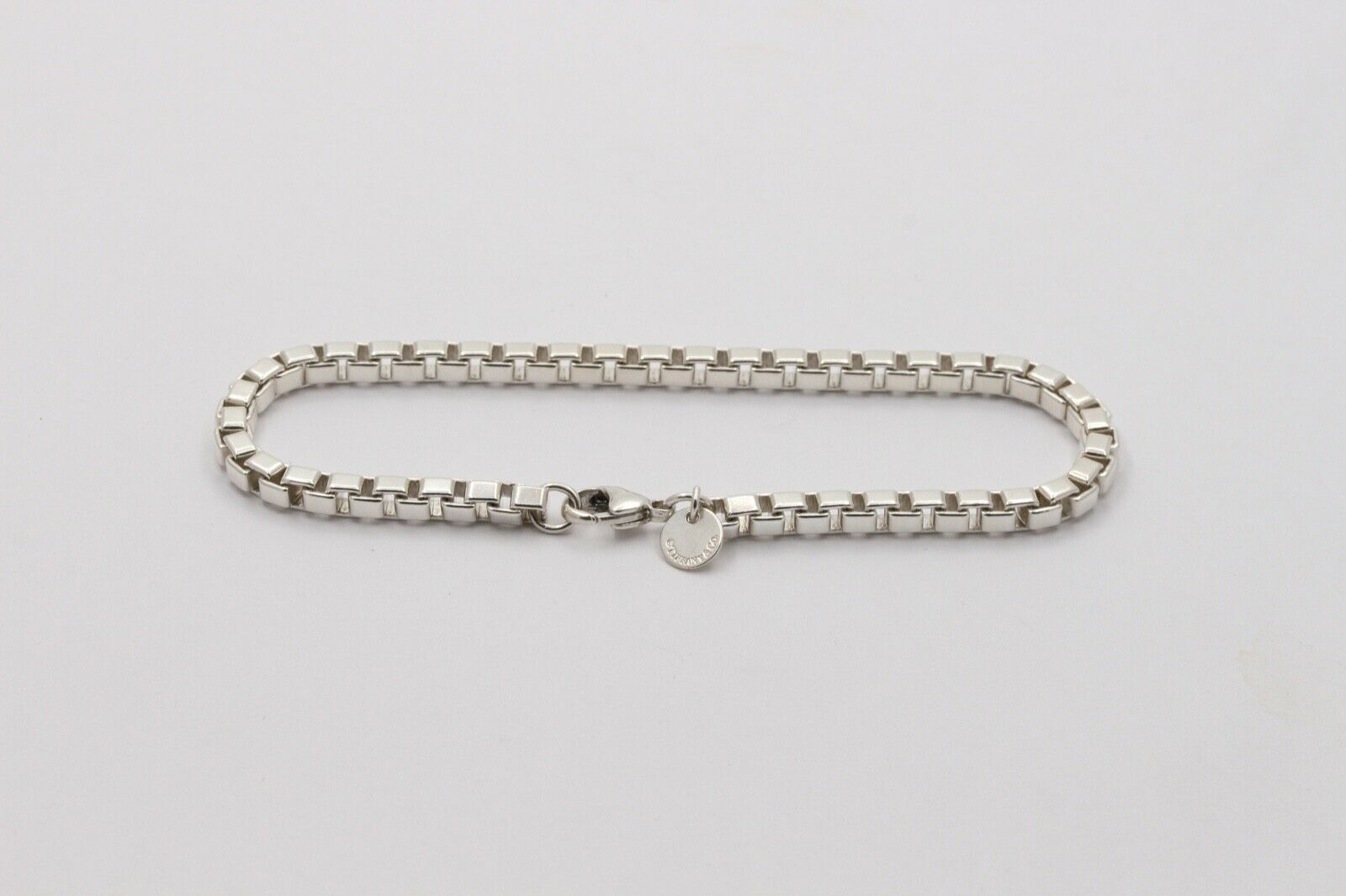 Tiffany And Co Venetian Link Bracelet in 925 Sterling Silver