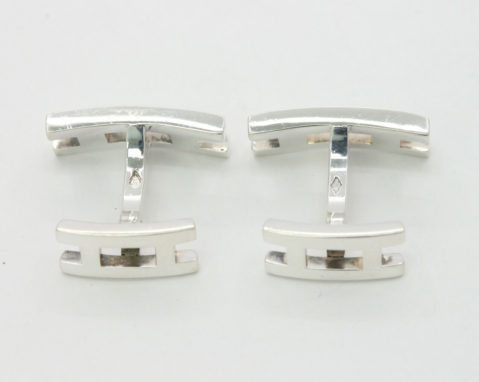 HERMÈS Sterling Parallele Cufflinks 925