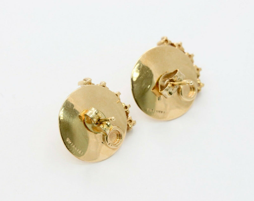 Retro Tiffany & Co 14K Yellow Gold Earrings