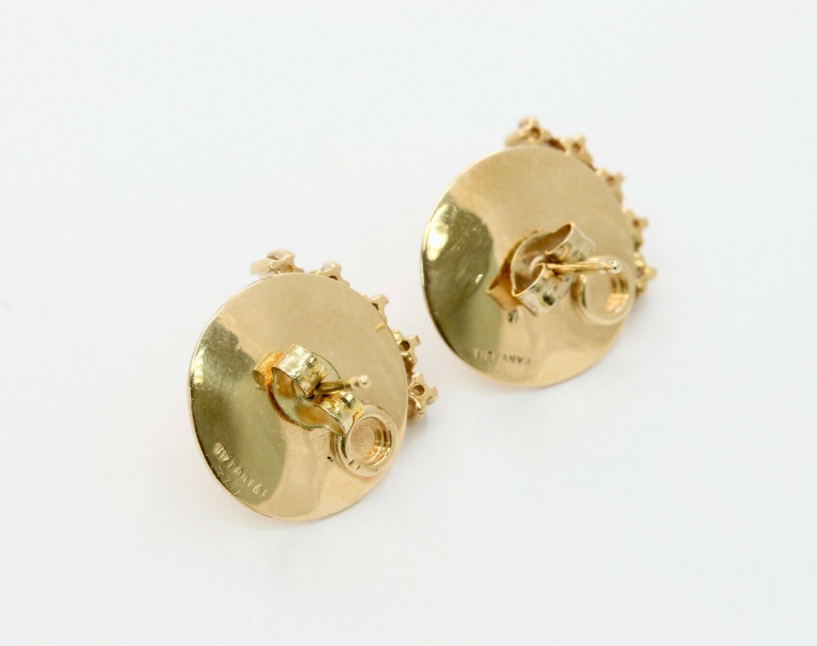 Retro Tiffany & Co 14K Yellow Gold Earrings